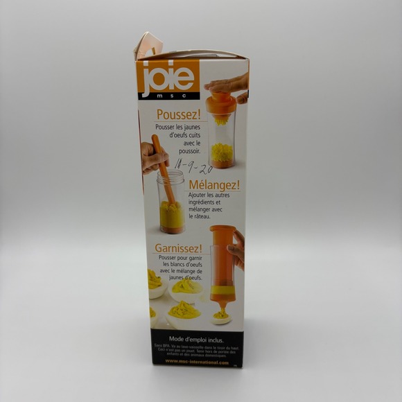 Joie Deviled Egg Maker Utensile A Oeufs Garnis Kitchen Gadget Tool - Picture 4 of 8